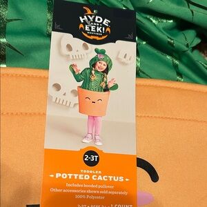 2-3T NTW Green and Orange Cactus girls Costume